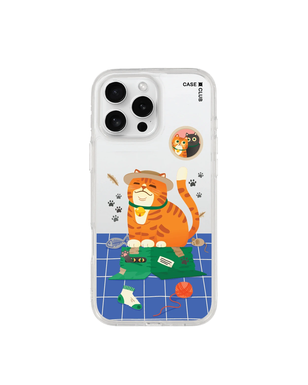 เคสใส iphone 16 pro max แมวหมวกฟางนักผจญภัย